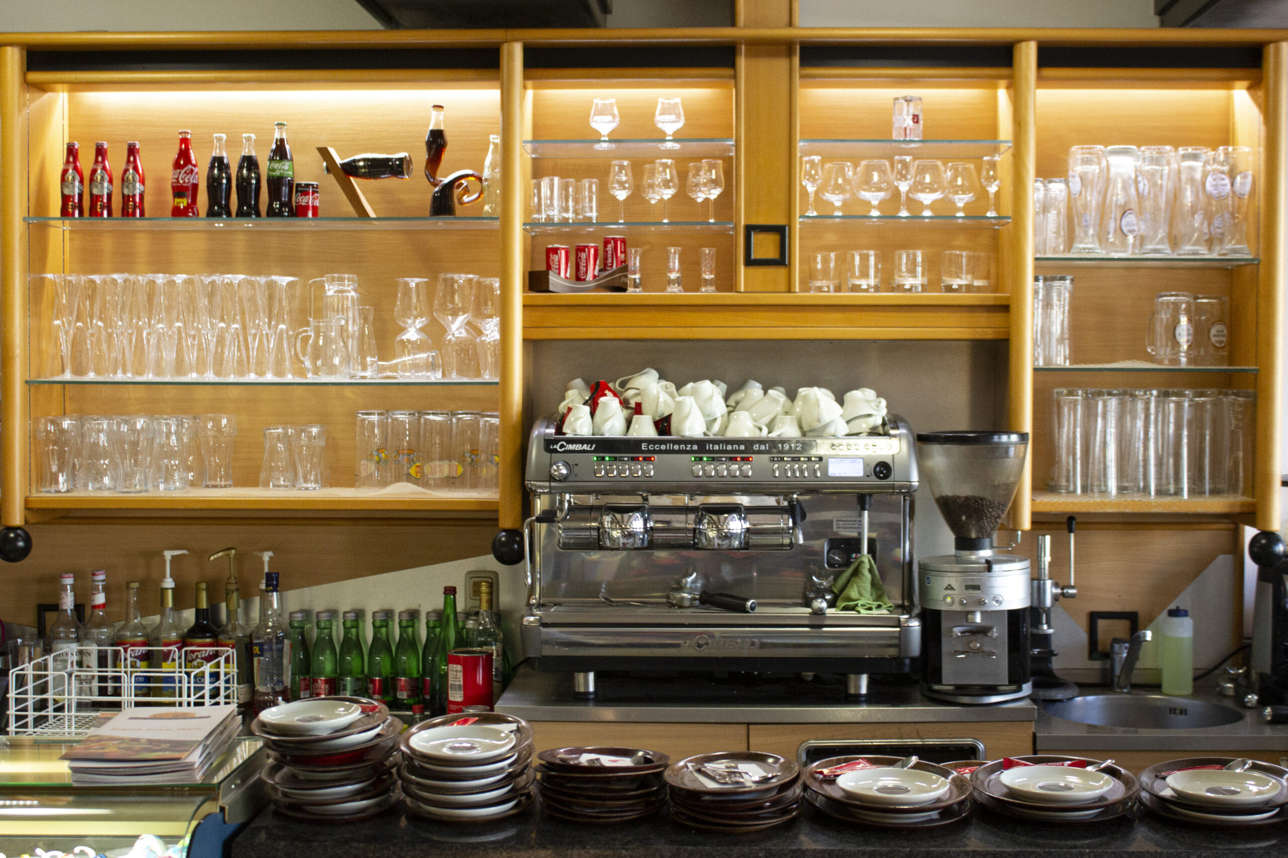 Cafe oben schank